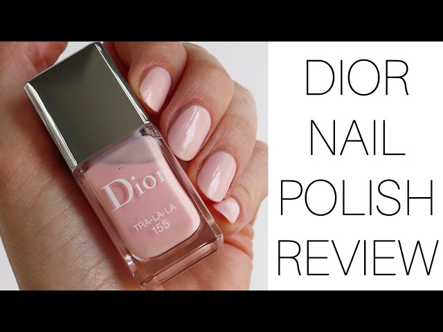 DIOR NAIL POLISH 155 TRA LA LA, DIOR VERNIS LONG WEAR NAIL POLISH