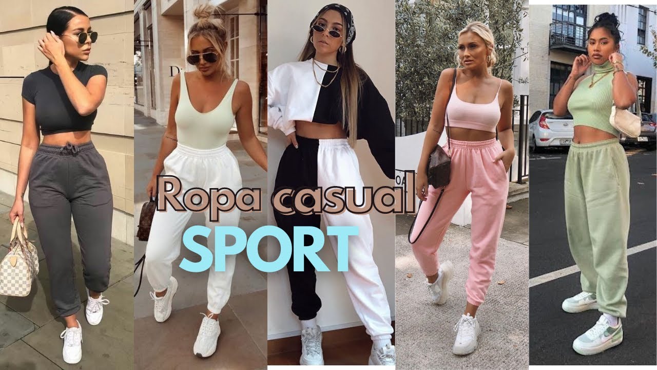 ROPA DEPORTIVA CASUAL 2023/ OUTFITS CASUAL DE MUJER SPORT/ MUY TRENDY 