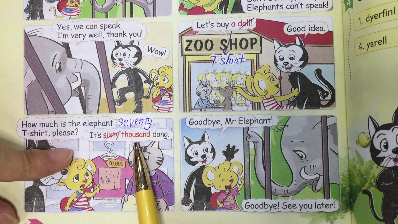 Tiếng Anh Lớp 4 Short Story Cat And Mouse 4