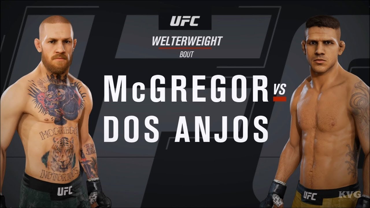 EA Sports UFC 3 - Conor McGregor vs Rafael dos Anjos - Gameplay (HD) [1080p60FPS]
