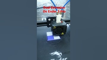 Dual Color Printing on Ender 3 pro #shorts