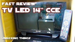 TV 14 polegadas LED CCE com receptor digital (ISDB-T)