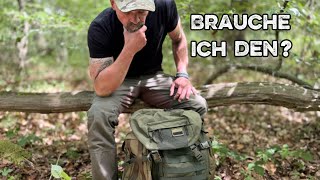 Ich habe meinen Rucksack zuhause gelassen 
