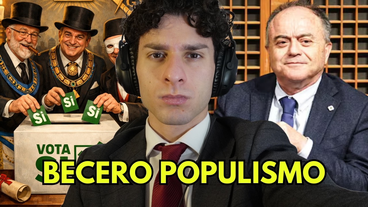 Gratteri: "Votano Sì Indagati e Massoni" Propaganda Vergognosa!