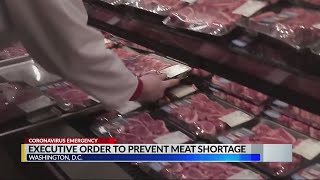 Executive order to prevent meat shortage in the U.S.