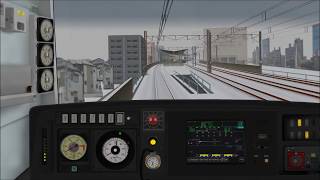 [MON8対応化]　BVE5 　常磐緩行線　209系1000番台　雪ダイヤ