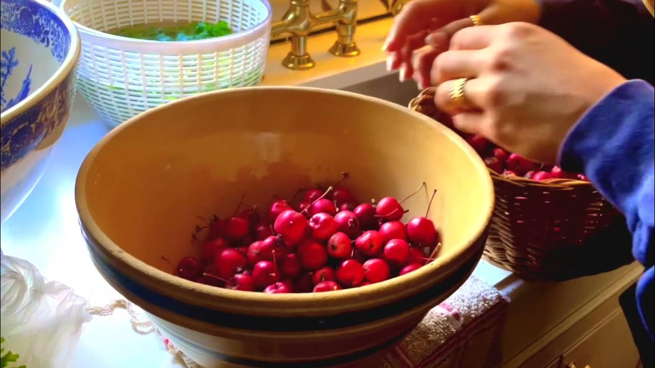 Making Homemade Crab Apple Juice in our Hamptons Home YouTube