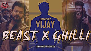 Beast x Ghilli Thalapathy Remix [ Video] - Gautham Vijayaraj | Anirudh Ravichander | Vijay