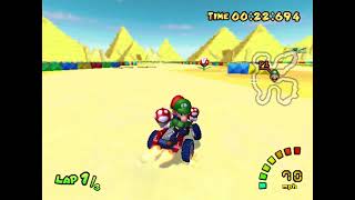 Gba Yoshi Desert - Mario Kart Double Dash Retro Track Grand Prix