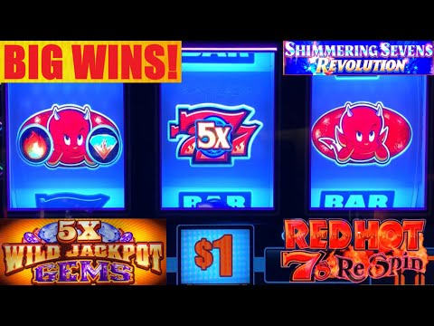 BOOM! I played some new 3 Reel slots in Las Vegas and got some nice wins!