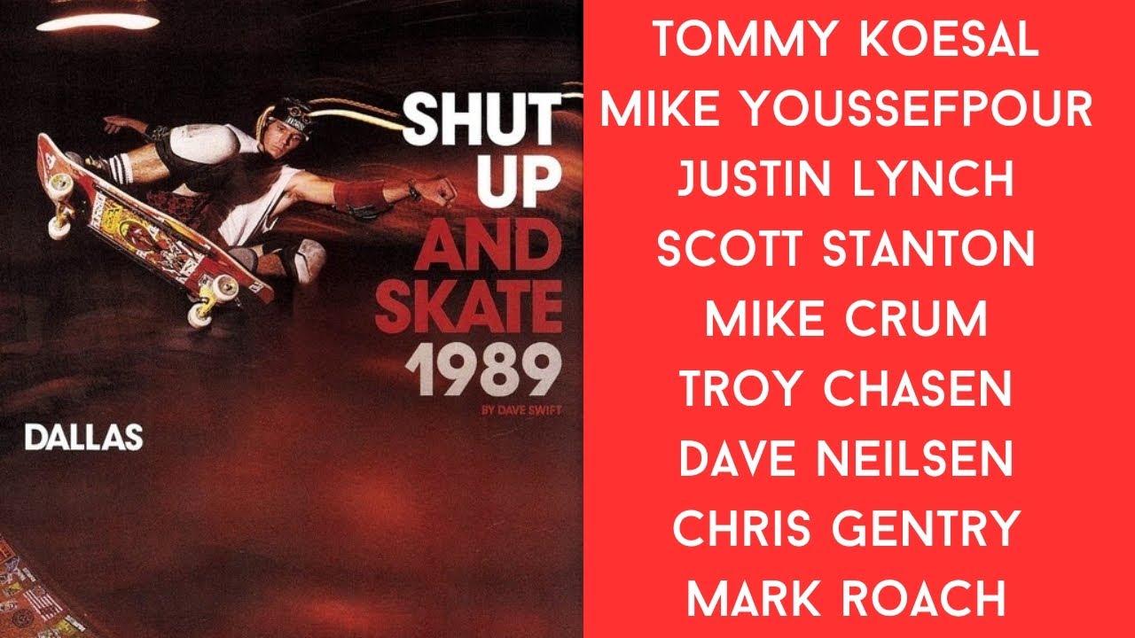 Jeff Phillips Skatepark Shut up and skate contest 1989