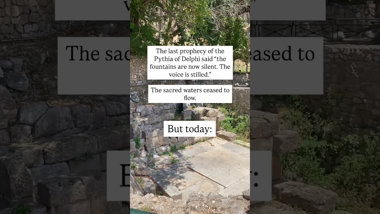The Pythia of Delphi’s Last Prophecy is Being Reversed