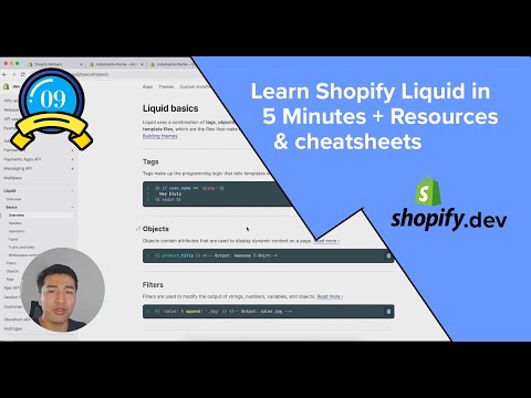09 - Learn Shopify Liquid in 5 Minutes + Resources & cheatsheets
