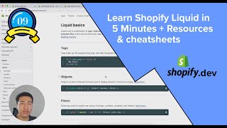 09 - Learn Shopify Liquid in 5 Minutes + Resources & cheatsheets screenshot 2