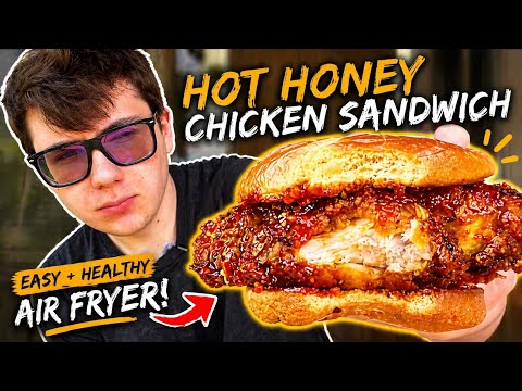 Easy Hot Honey Chicken Sandwich (Air Fryer)
