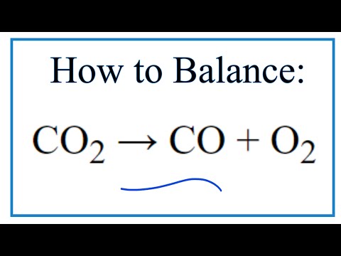 Video How to Balance CO2 = CO + O2 (Carbon dioxide... - youtube