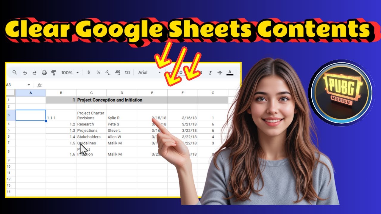 Как очистить содержимое в Google Таблицах | Удаление данных без удаления (2025)