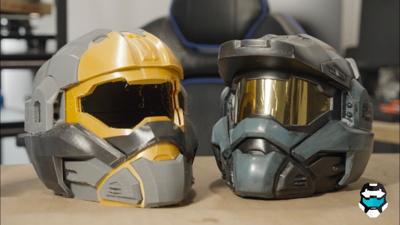 Building a 3D Printed Helmet From Halo Commando Finale YouTube