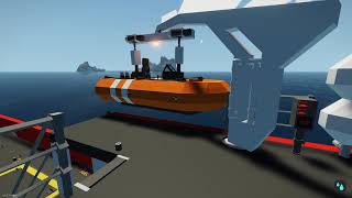 Stormworks - Davit System Tutorial - Launch & Recovery