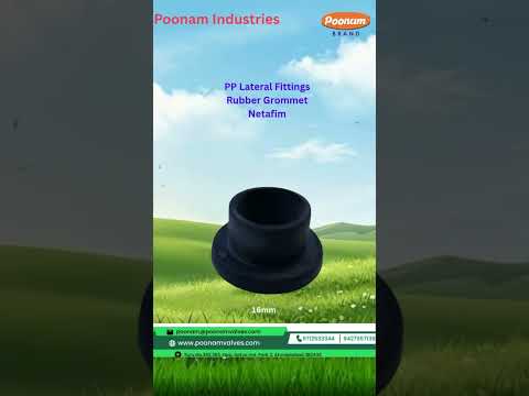 High-Precision 16mm PP Lateral Rubber Grommet (Netafim-Type) - Poonam Valves