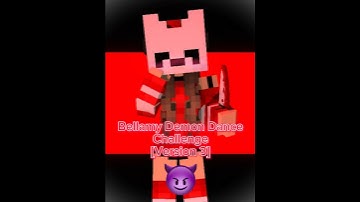 Bellamy Demon Dance Challenge - Mine-imator Minecraft Animation #shorts #bellamy #viral #bagascraft