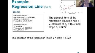 2.4.4 Intro. to Correlation and Regression - Review of Terminology and Introduction to Regression