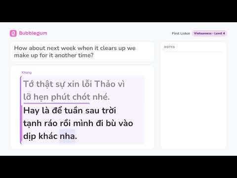 Canceling plans due to rain (ep. 1) | Intermediate Vietnamese Comprehensible Input (Level 4)