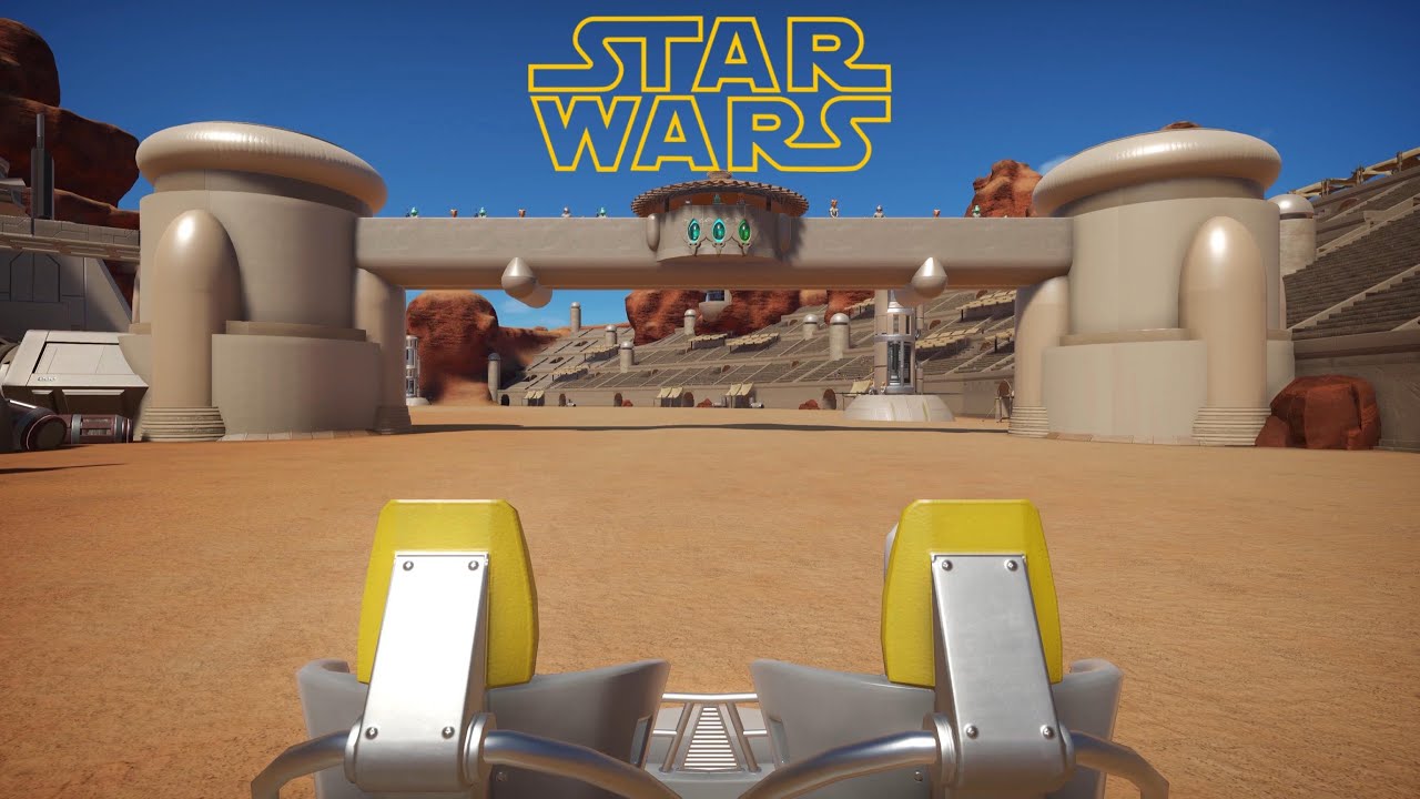 【Disney】プラネットコースター ジェットコースター 「スターウォーズレーサー」/ STAR WARS Racer Podrace