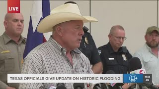 Officials update on historic flooding, rescue effort in Kerrville, TX