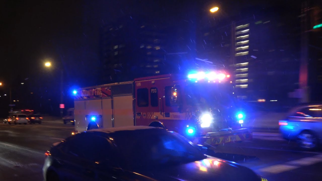 Toronto Fire BRAND NEW Pumper 213 & Car 24 Responding