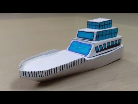 How To Make a Paper Ship | Easy Paper Model | Paper crafts | DIY paper ship
