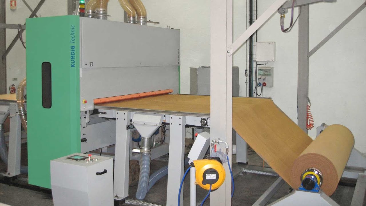 Cork Sanding from Spindle (endless) with KÜNDIG high Precision Sander YouTube