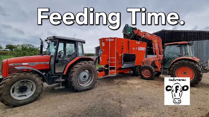 New machine day, Abbey mixer wagon.