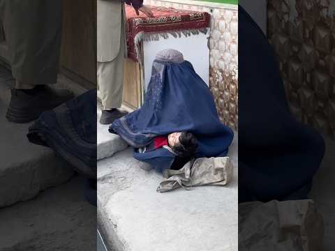 She was praying to get some help and luckily we found her and helped her.