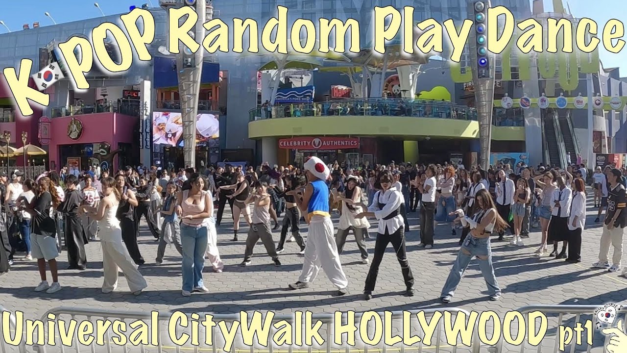 [KPOP in PUBLIC] Random Play Dance at Universal CityWalk Hollywood pt1 