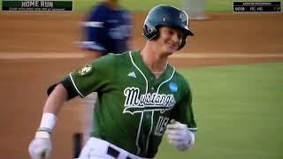 Cal Poly DH Cam Hoiland hits home run vs. Saint Mary's in Los Angeles regional, 5/30/26