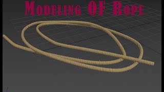 How to model a rope in 3ds Max | Learning tutorial