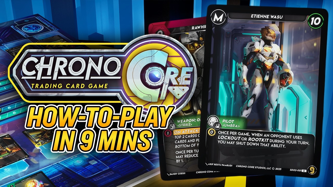 How To Play Chrono Core TCG In Just 9 Minutes! - YouTube