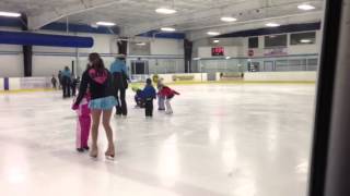 Roni learning the backwards wiggle
