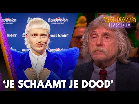 Johan over Songfestivalnummer Joost Klein: ?Je schaamt je dood dat hij Nederland vertegenwoordigt?
