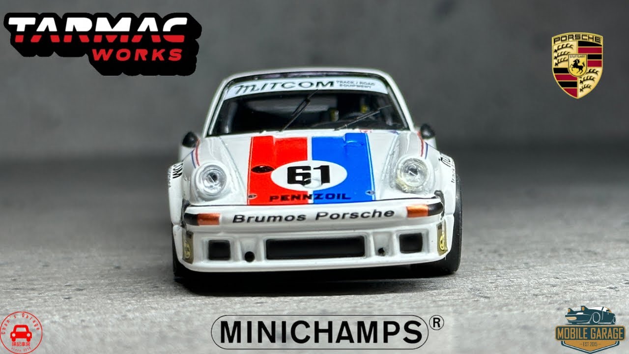 1/64 Minichamps x Tarmac Works Porsche 934 Brumos Racing Gregg