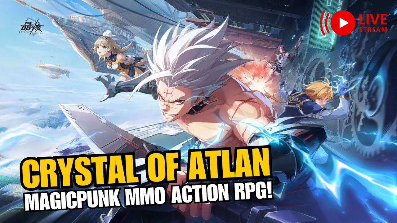 Nyobain Crystal Of Atlan - Magicpunk MMO Action RPG! Android/IOS/PC #1