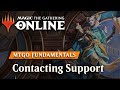 MTGO Fundamentals: How to contact support and log a ticket