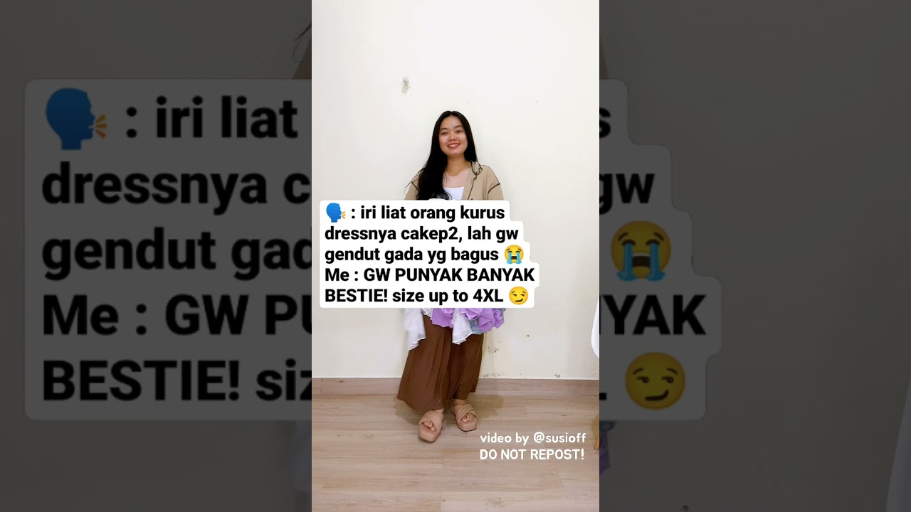 racun tiktok shopee haul dress korean style big size 