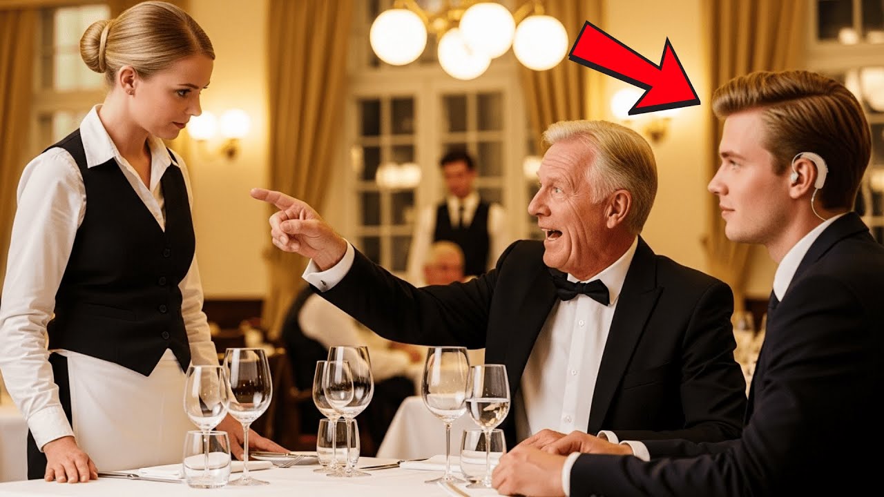„SPRICH MIT MEINEM TAUBEN SOHN!“ — Höhnte Der Arrogante Millionär… Die Kellnerin Ließ Ihn Verstummen