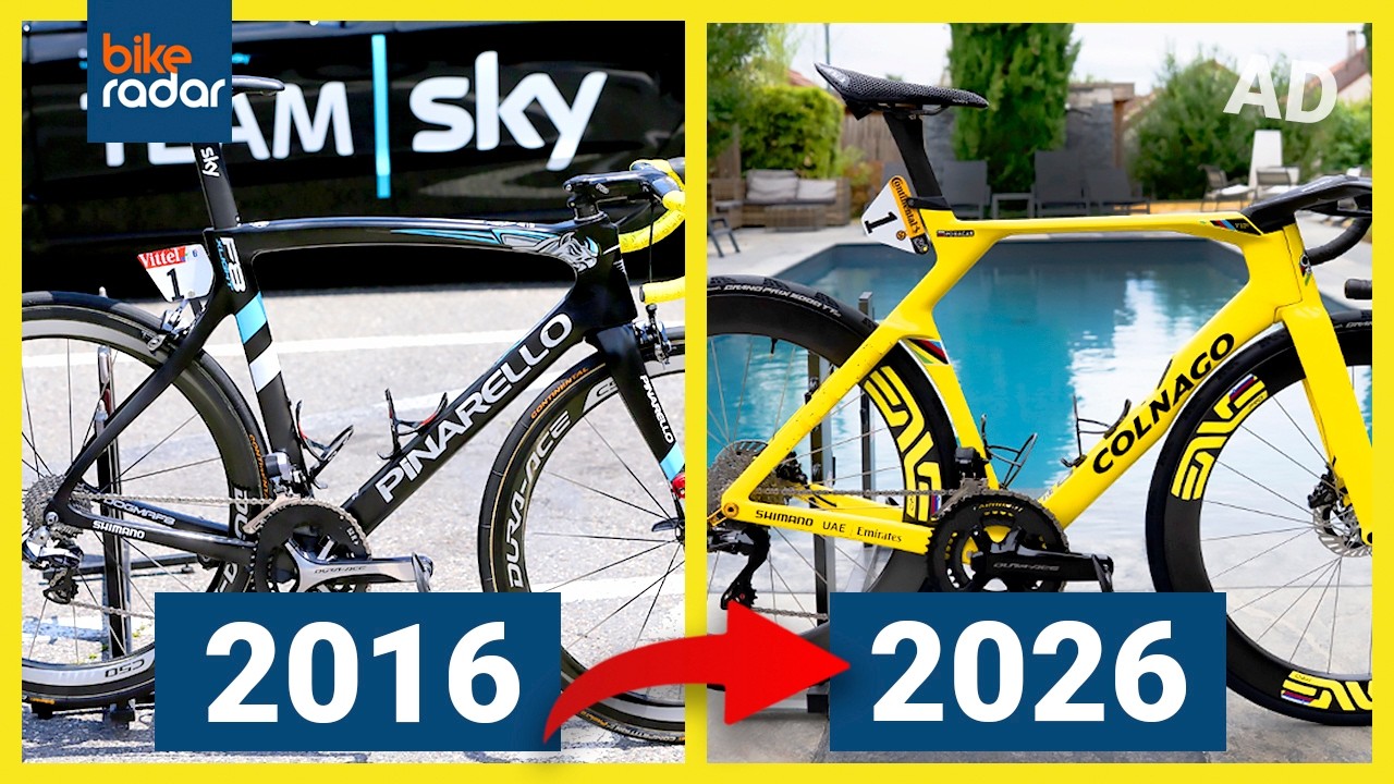 Are Road Bikes Now Worse?! 2016 VS 2026 TDF Bikes Compared | BikeRadar Podcast