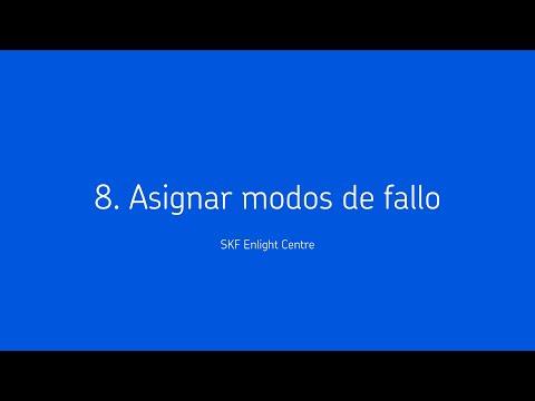 SKF Enlight Centre – 8. Asignar modos de fallo