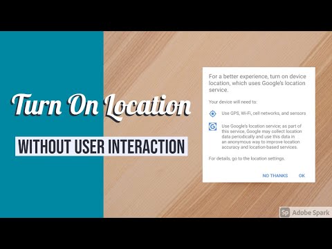 Turn On Location Without User Interaction in Android | AndyBugs