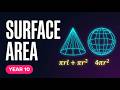 Year 10 Maths: Surface Area — Cones &amp; Spheres (AC9M10M01)