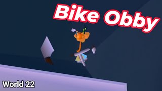 Obby But You're on a Bike (World 22) [Roblox]